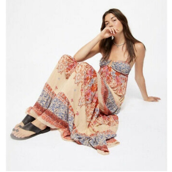 NWT Free People Give a Little maxi dress - Picture 2 of 14